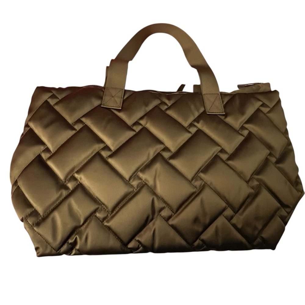Kurt Geiger London Quilted Recycled NWT large shopper bag in a gorgeous bronze - Picture 2 of 14